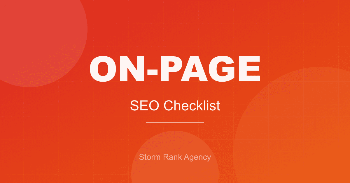 On-Page SEO Checklist: 15 สิ่งที่ต้องทำเพื่อให้เว็บติดอันดับ